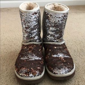 Reversible Glitter Uggs